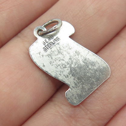 BEAU 925 Sterling Silver Vintage Diploma Graduation Pendant