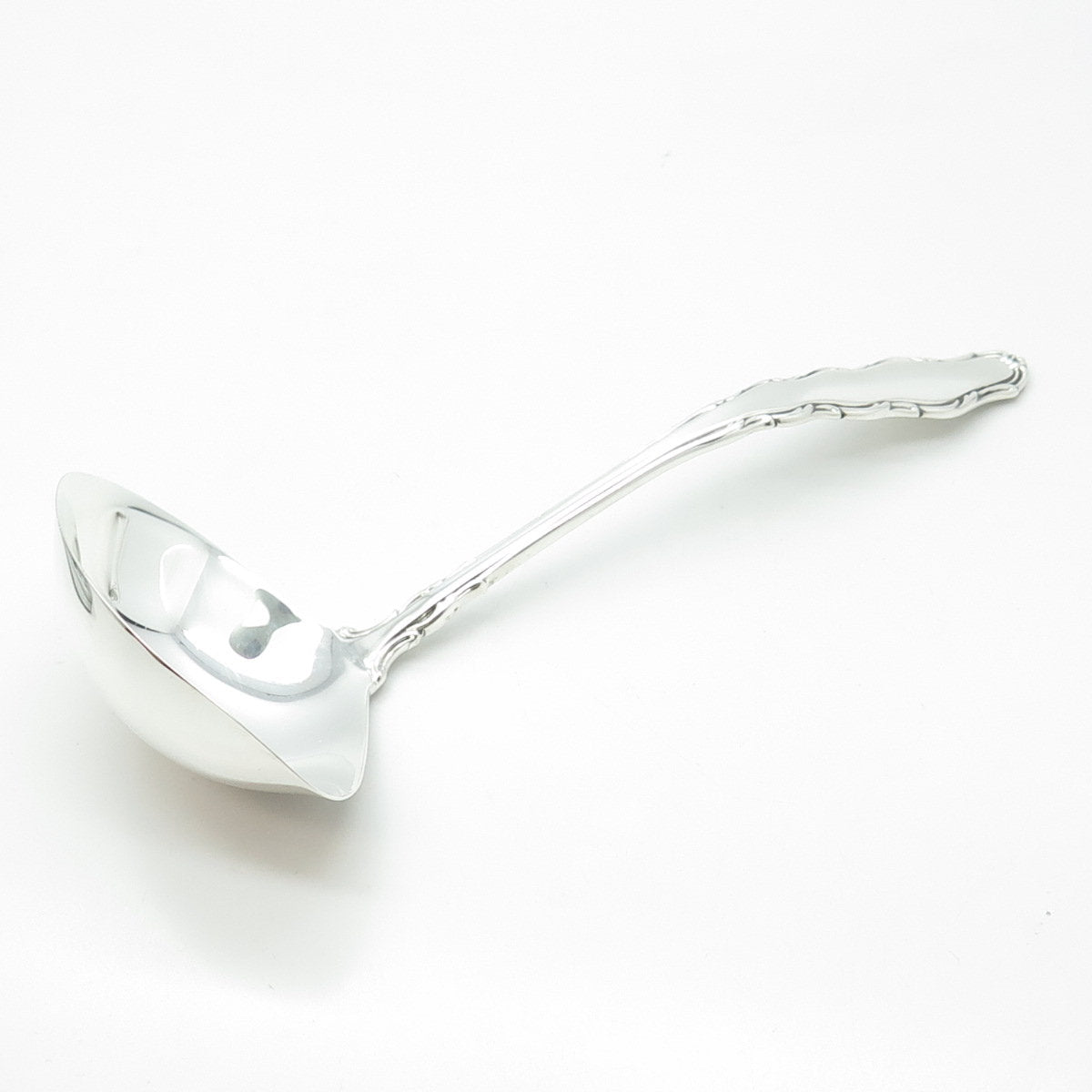 REED & BARTON 925 Sterling Silver Vintage 1965 English Provincial Gravy Ladle