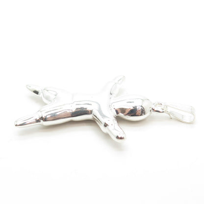 925 Sterling Silver Vintage Kids Memorial Pendant