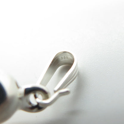 925 Sterling Silver Vintage Kids Memorial Pendant