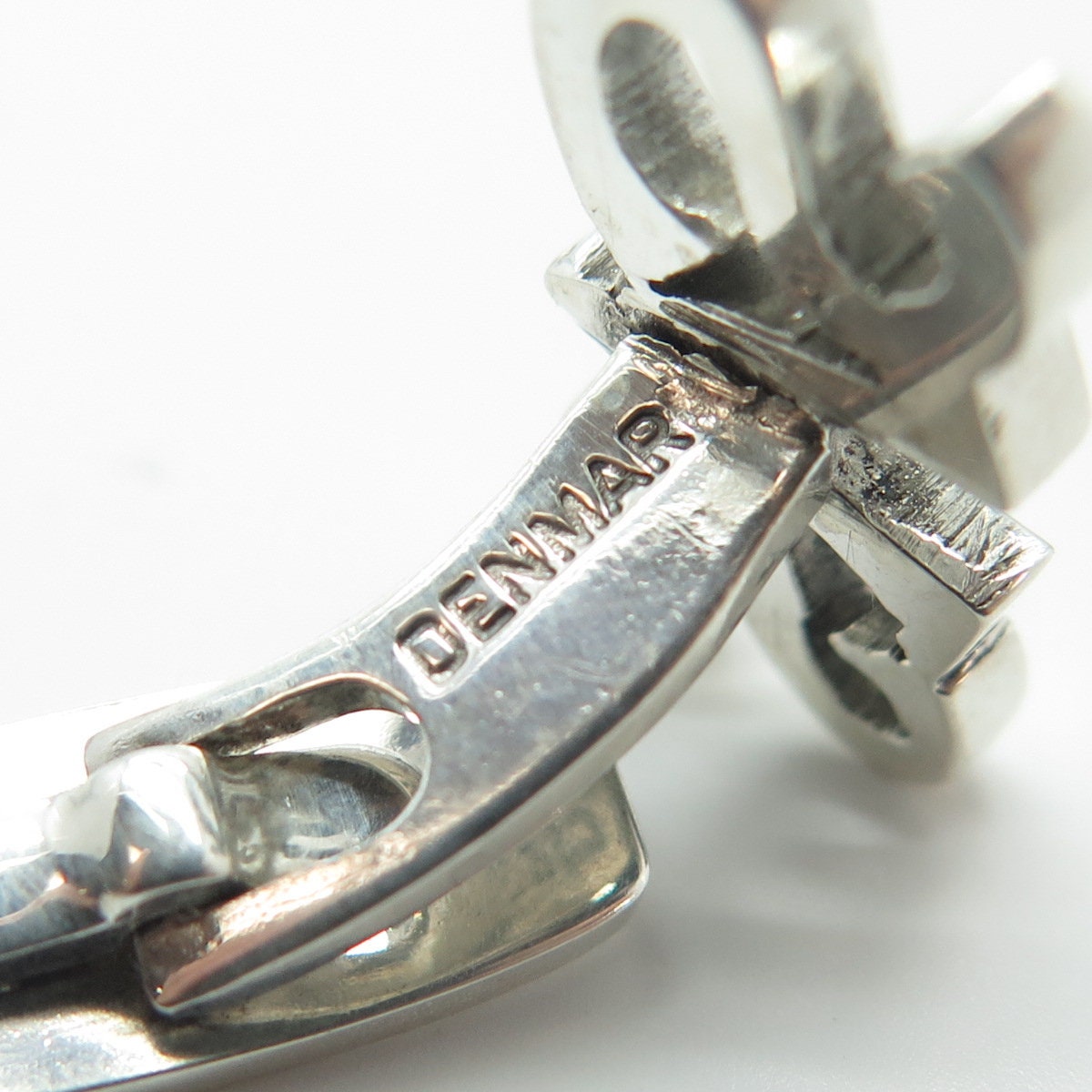 C. SORENSEN & SON 925S Sterling Silver Vintage Denmark "SVS" Cufflinks