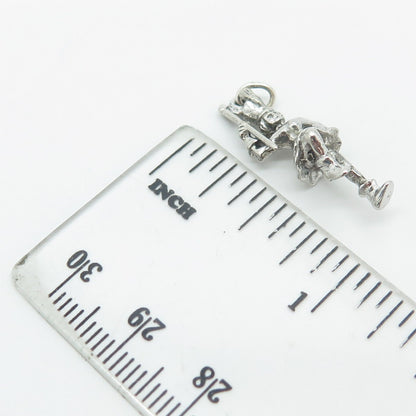 925 Sterling Silver Vintage Grand Marshall Parade Charm Pendant