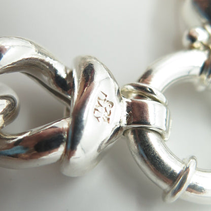 925 Sterling Silver Vintage Italy Cuban Link Bracelet 8"