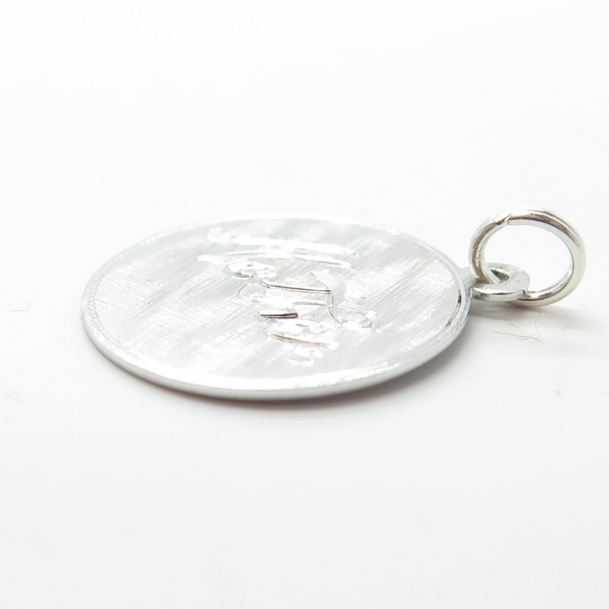 GRIFFITH & SONS 925 Sterling Silver Vintage "MOTHER" Round Pendant