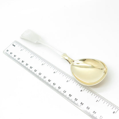 KULTATEOLLISUUS 813H Silver Antique Art Deco1939 Finland Shell Spoon
