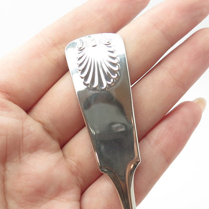 KULTATEOLLISUUS 813H Silver Antique Art Deco1939 Finland Shell Spoon