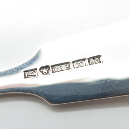 KULTATEOLLISUUS 813H Silver Antique Art Deco1939 Finland Shell Spoon