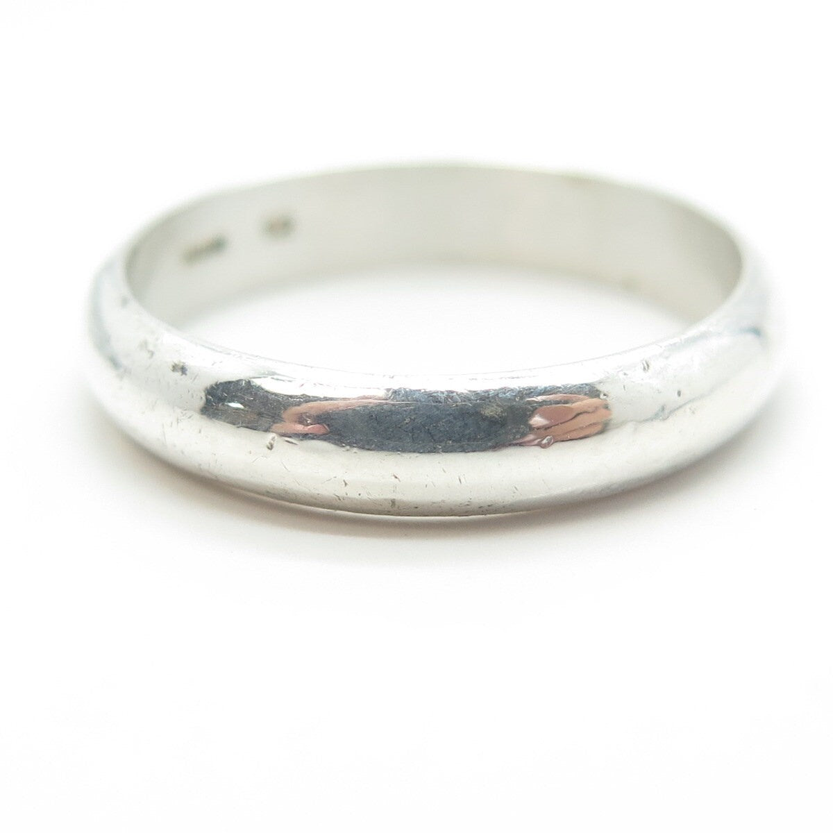 925 Sterling Silver Classic Wedding Band Ring Size 12.25