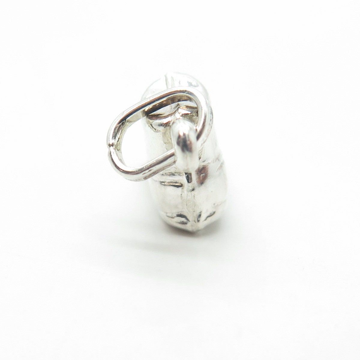 925 Sterling Silver Vintage Italy Boot Shoe 3D Charm Pendant