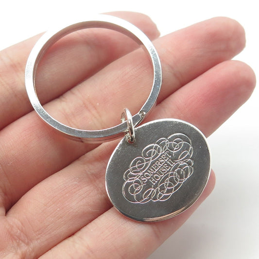 LEONORE DOSKOW 925 Sterling Silver Vintage "Somerset House II" Key Ring