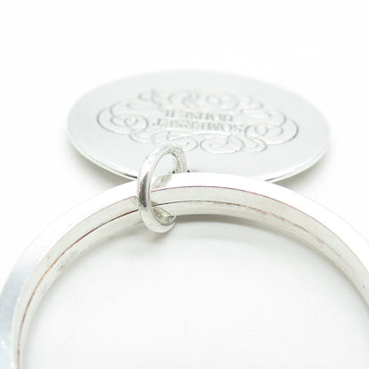 LEONORE DOSKOW 925 Sterling Silver Vintage "Somerset House II" Key Ring