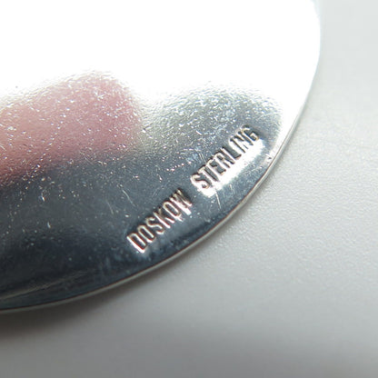 LEONORE DOSKOW 925 Sterling Silver Vintage "Somerset House II" Key Ring