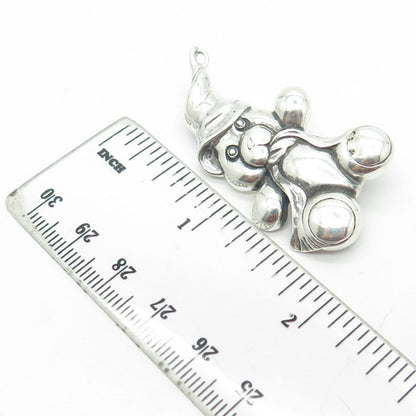JEZLAINE 925 Sterling Silver Vintage Teddy Bear Pin Brooch