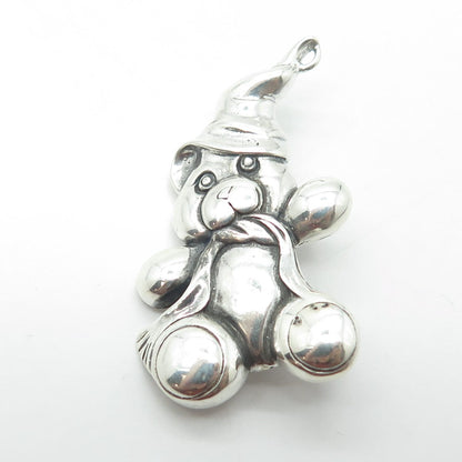 JEZLAINE 925 Sterling Silver Vintage Teddy Bear Pin Brooch