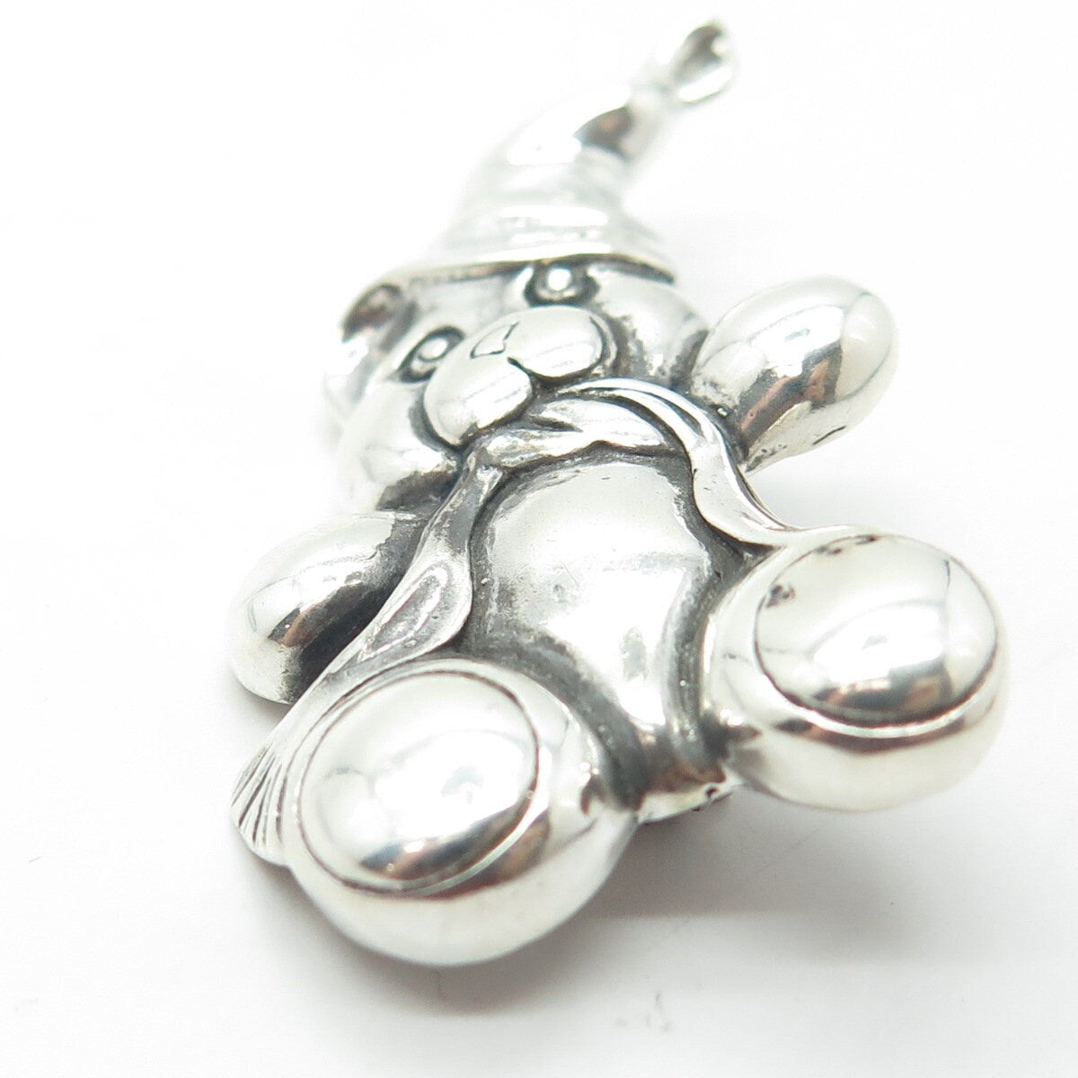 JEZLAINE 925 Sterling Silver Vintage Teddy Bear Pin Brooch