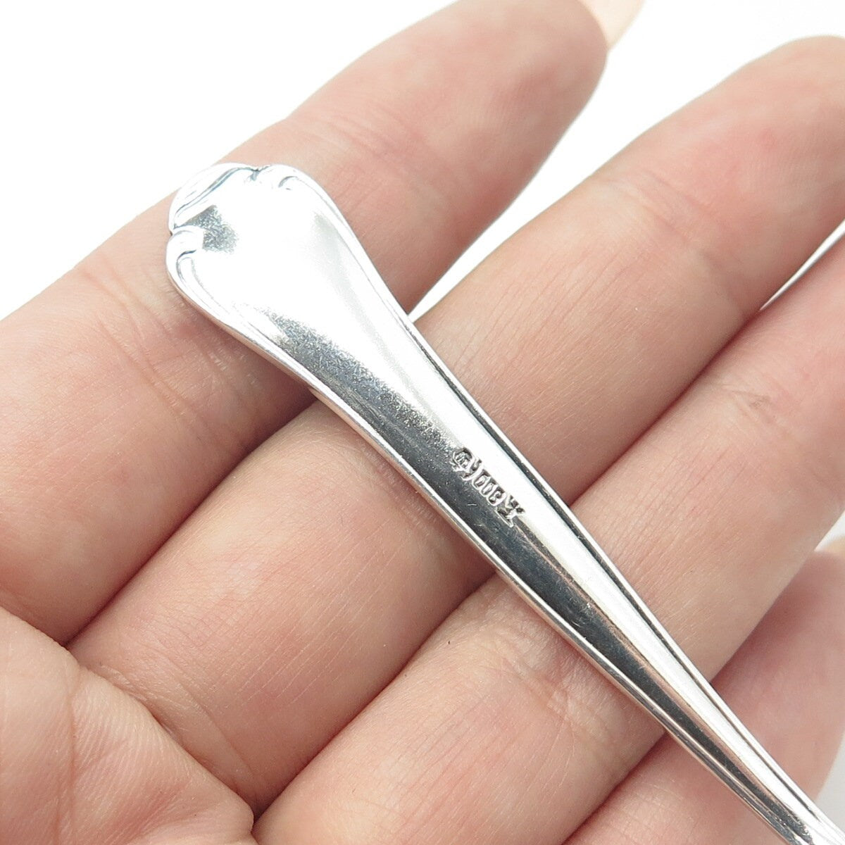 A.C. FRANCK 800 Silver Antique Art Deco Germany Coffee Spoon