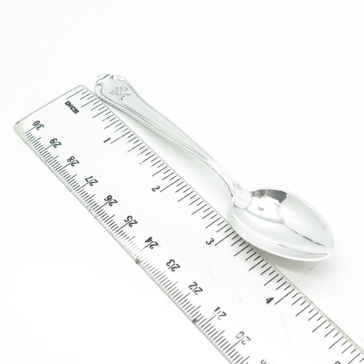 A.C. FRANCK 800 Silver Antique Art Deco Germany Coffee Spoon