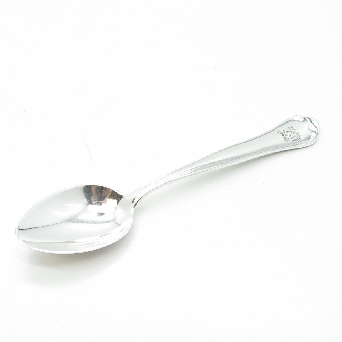 A.C. FRANCK 800 Silver Antique Art Deco Germany Coffee Spoon