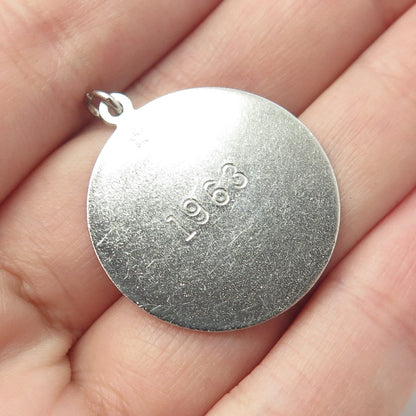 CACO 925 Sterling Silver Vintage 1963 Missouri State Mark Twain Pendant