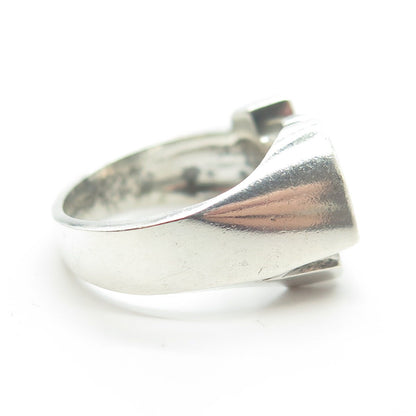 925 Sterling Silver Vintage "Adela" Name Ring Size 7.25
