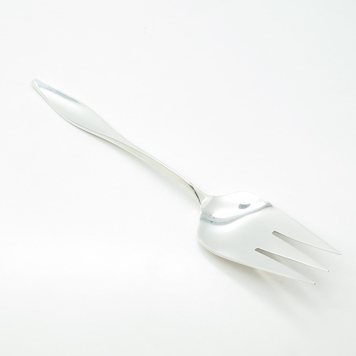 REED & BARTON 925 Sterling Silver Vintage 1960 Lark Meat Serving Fork