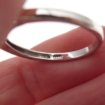 Chuck Clemency Sterling Silver Real Oval & Round-Cut Tanzanite Ring Size 8.25