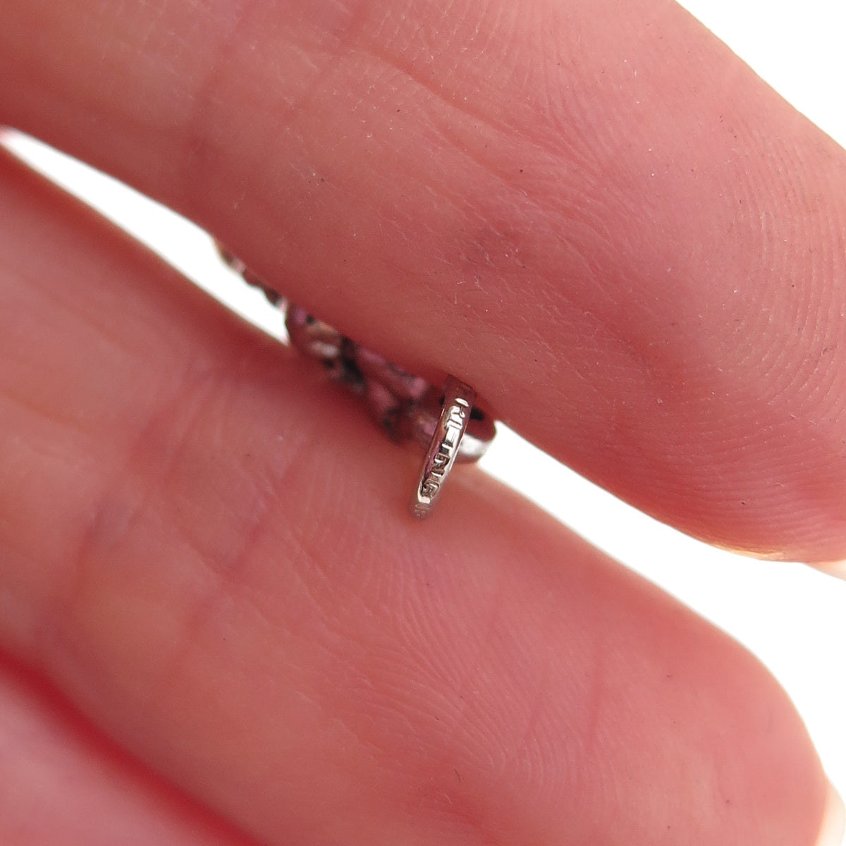 925 Sterling Silver Vintage Lunar Lander Spacecraft Oxidized 3D Charm Pendant