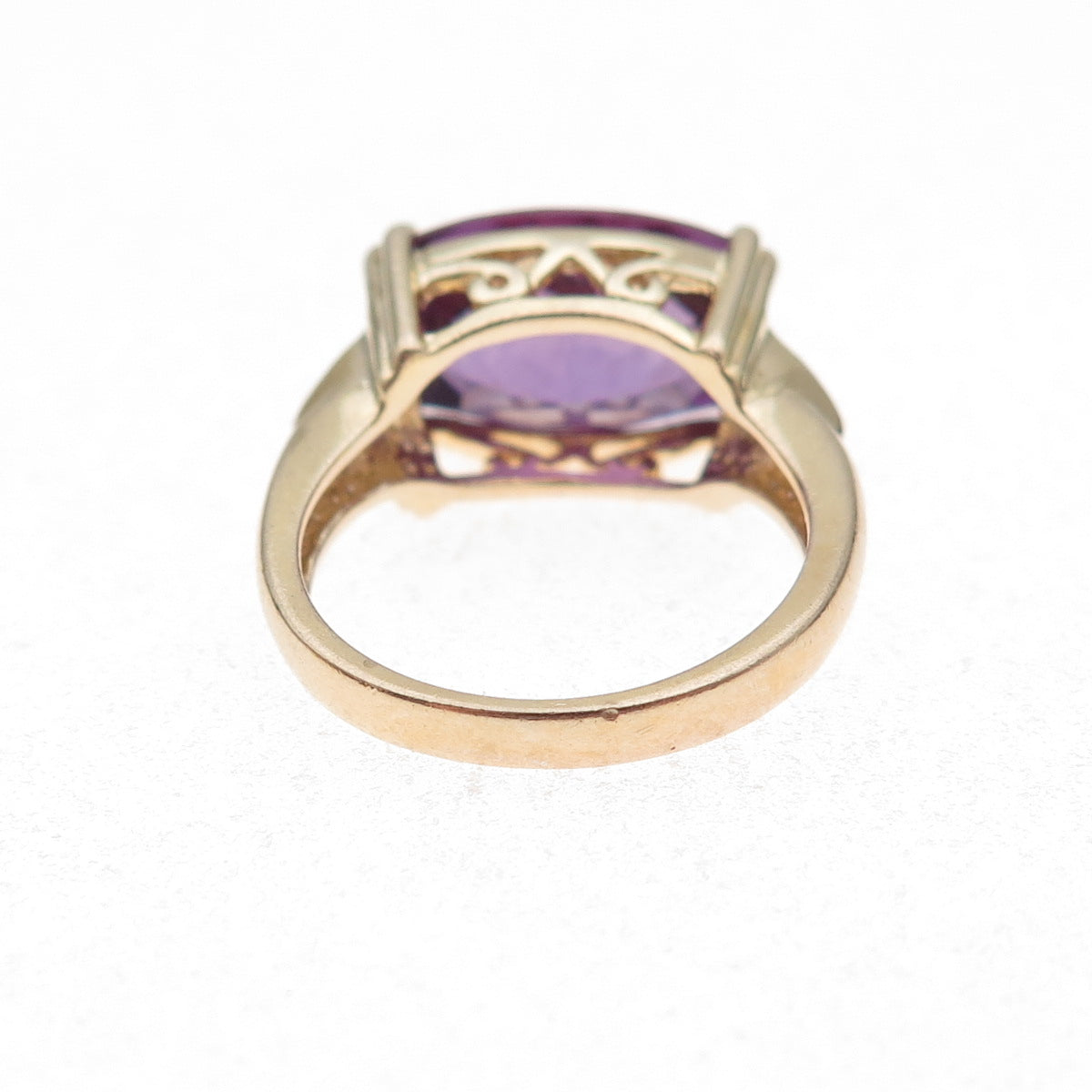 Ross Simons 925 Sterling Real Diamond & Lab-Created Peacock Sapphire Ring Size 6