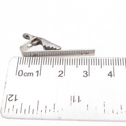 925 Sterling Silver Antique Art Deco Starburst Tie Clip