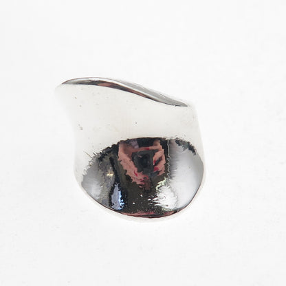 House of Bangles 925 Sterling Silver Vintage Mexico Modernist Ring Size 6.25