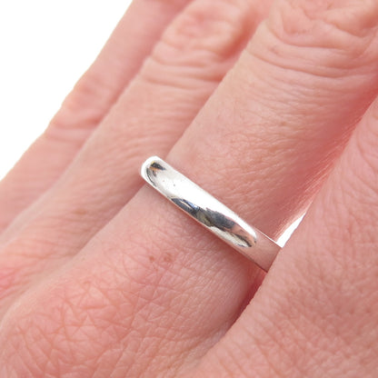 Michelle Albala 925 Sterling Silver Vintage Classic Wedding Band Ring Size 9.25