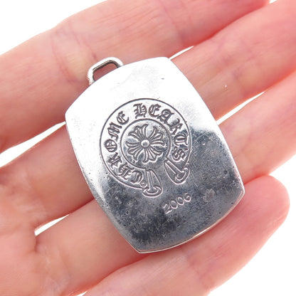 Chrome Hearts 925 Sterling Silver Vintage 2006 Cross Keeper Pendant