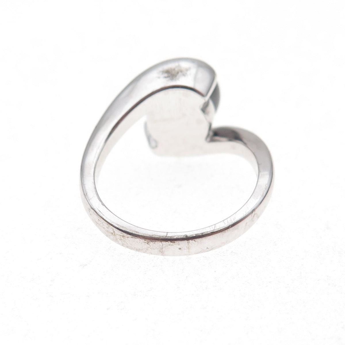Honora 925 Sterling Silver Real Tahitian Pearl Bypass Ring Size 7