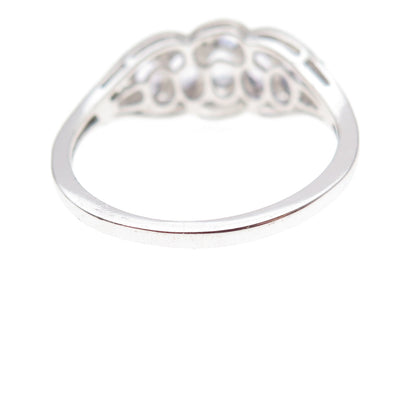 Chuck Clemency 925 Sterling Silver Real Diamond & Tanzanite Ring Size 8.25