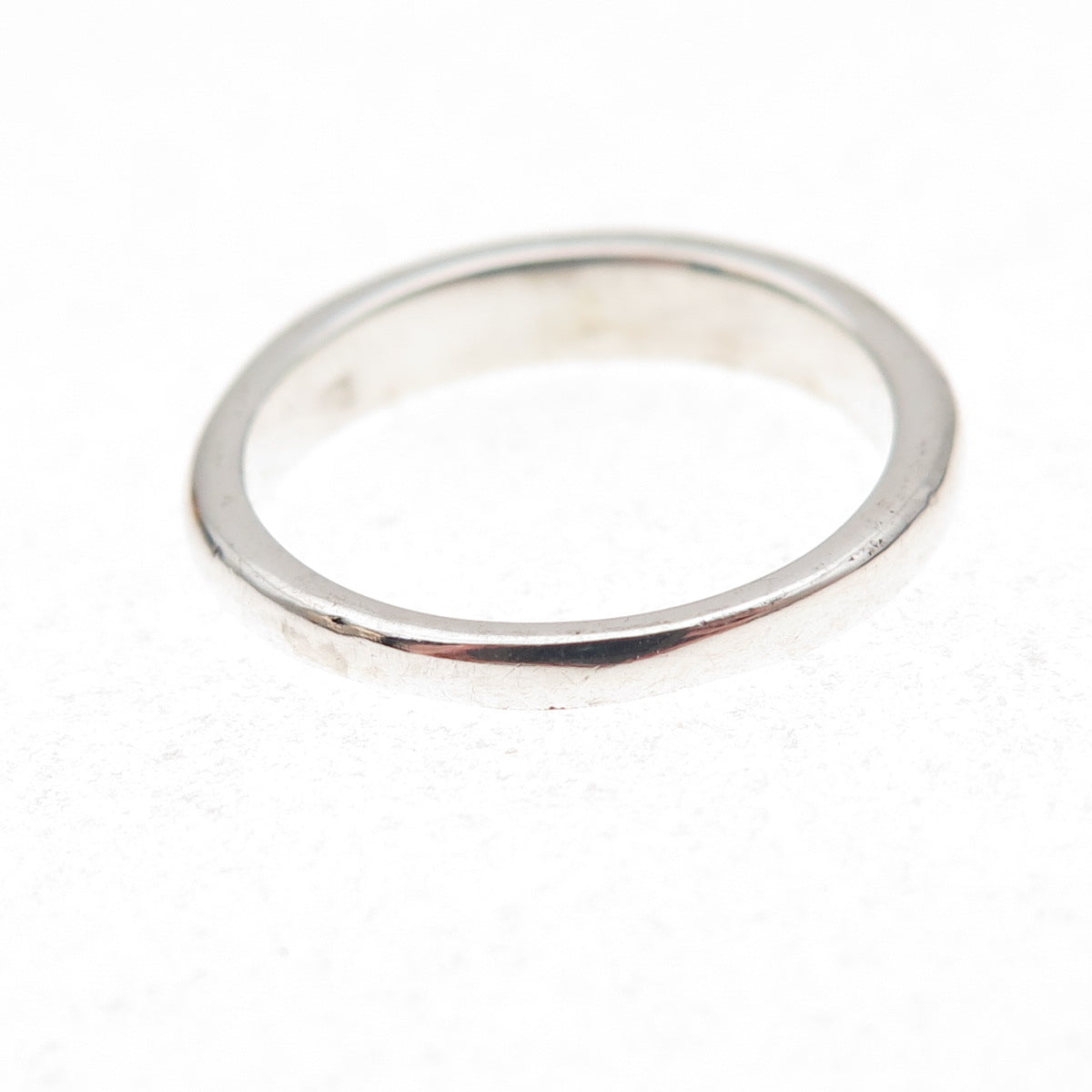 925 Sterling Silver 14K Gold Vintage Cross Heart Band Ring Size 6.25
