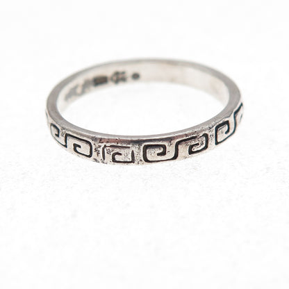 Carolyn Pollack 925 Sterling Silver Vintage Spiral Band Ring Size 6.25