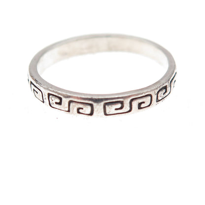 Carolyn Pollack 925 Sterling Silver Vintage Spiral Band Ring Size 6.25