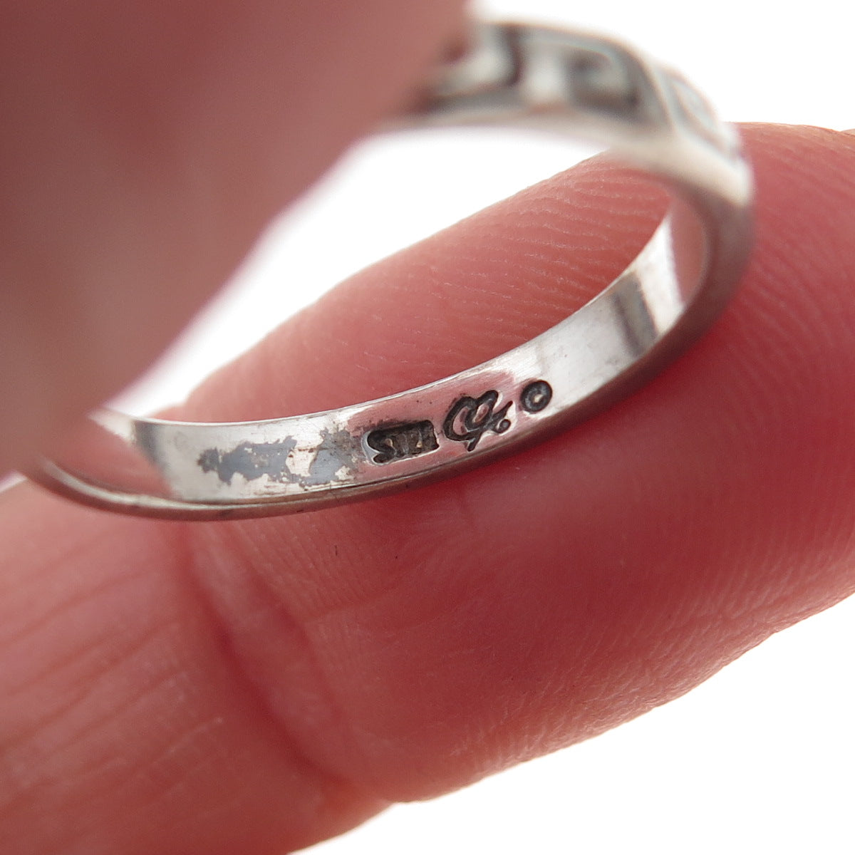 Carolyn Pollack 925 Sterling Silver Vintage Spiral Band Ring Size 6.25