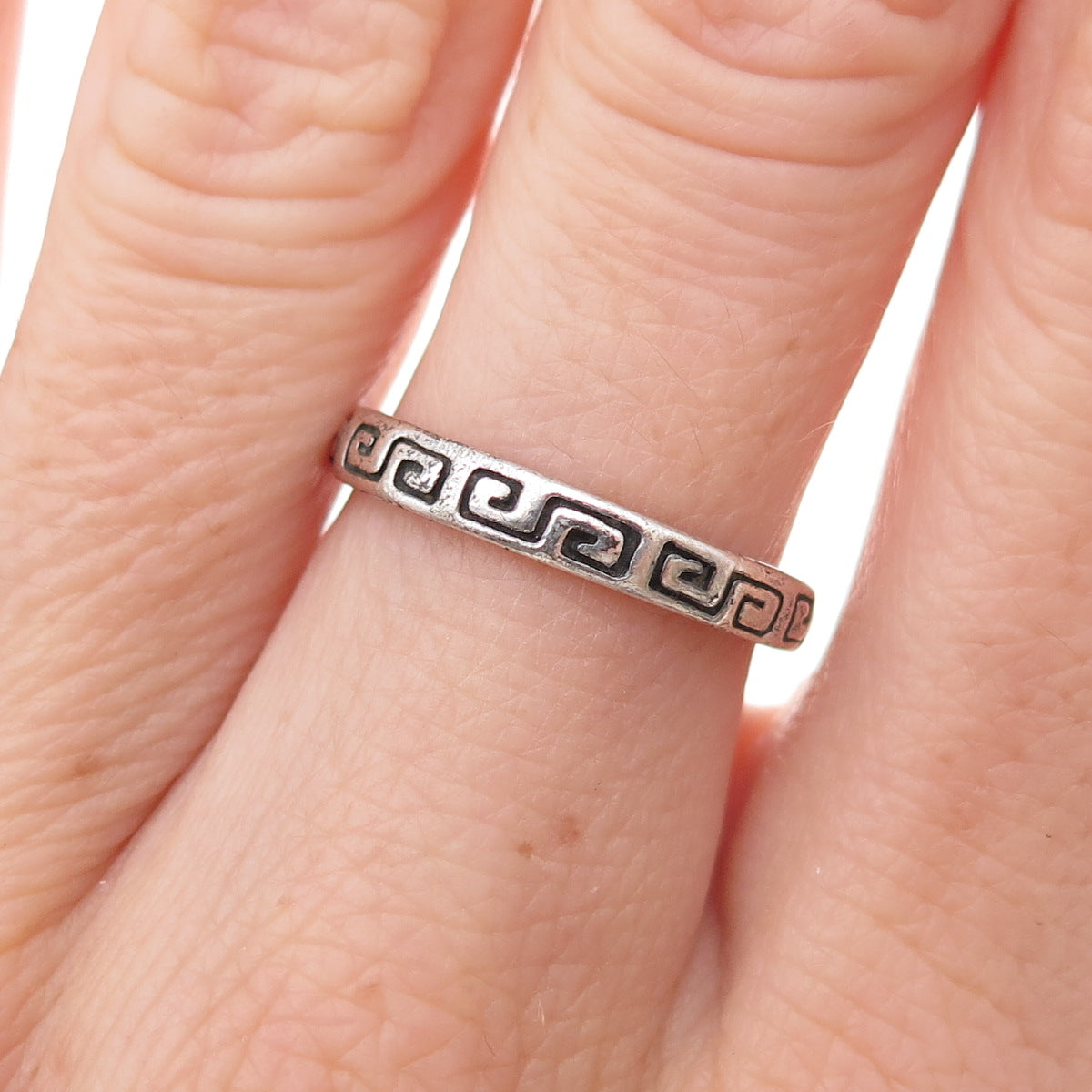 Carolyn Pollack 925 Sterling Silver Vintage Spiral Band Ring Size 6.25