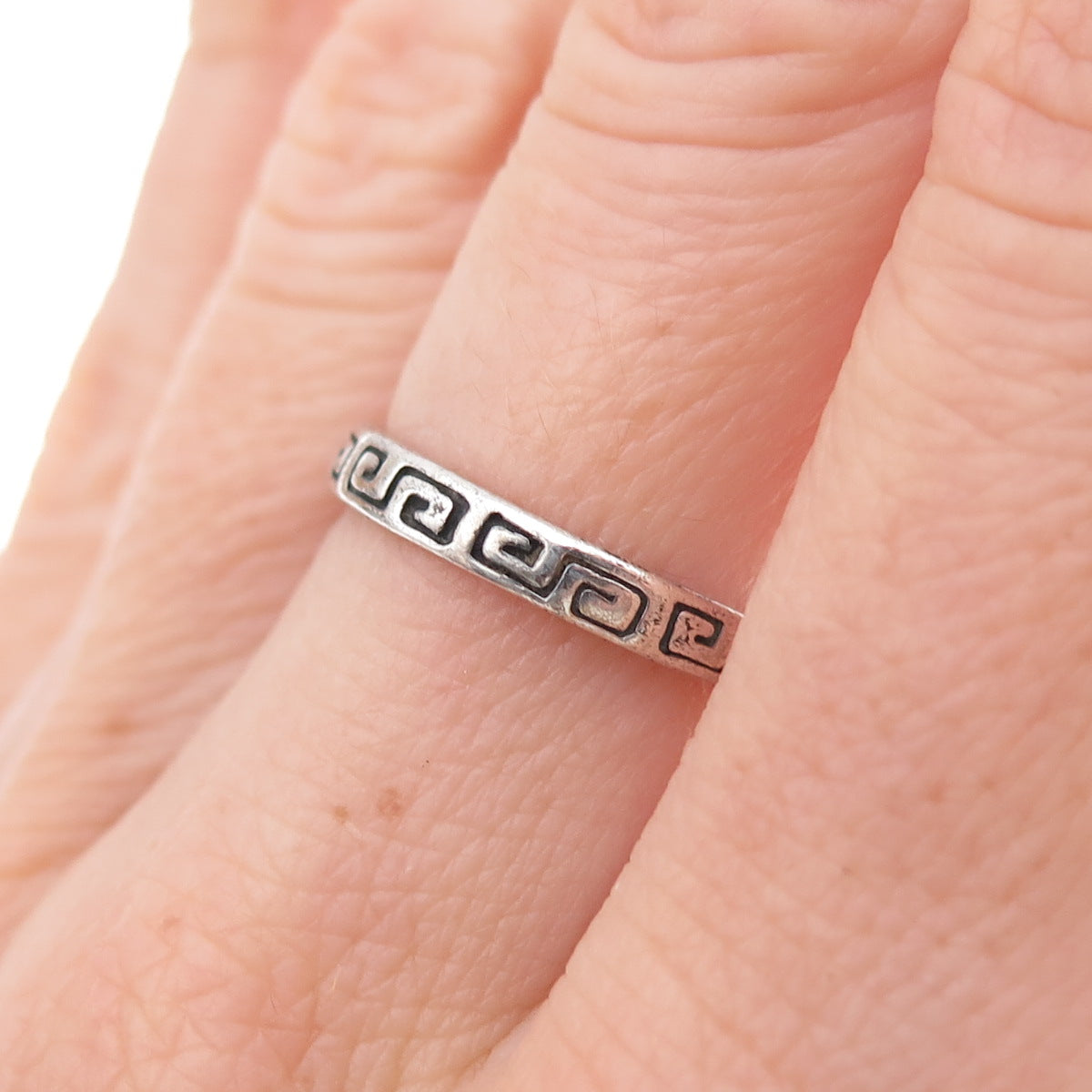 Carolyn Pollack 925 Sterling Silver Vintage Spiral Band Ring Size 6.25