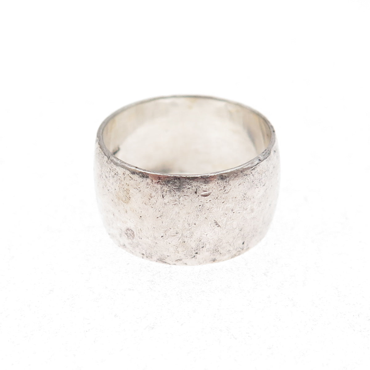 J.D. Schlang Co. 925 Sterling Silver Antique Art Deco Wide Band Ring Size 6.5