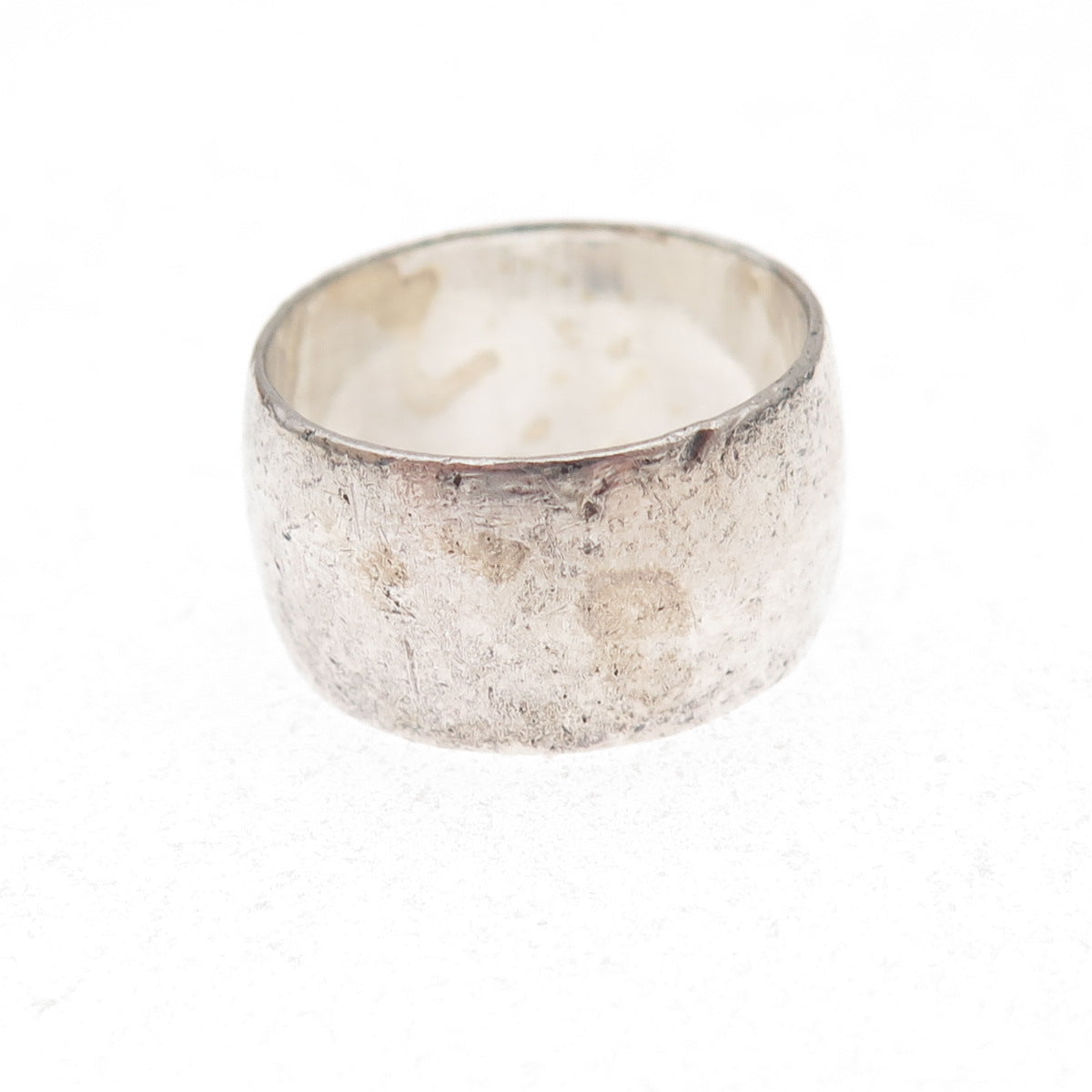 J.D. Schlang Co. 925 Sterling Silver Antique Art Deco Wide Band Ring Size 6.5