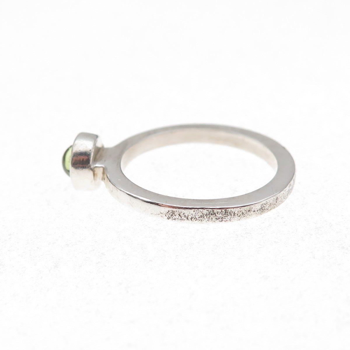 Karthia 925 Sterling Silver Vintage Real Peridot Ring Size 5