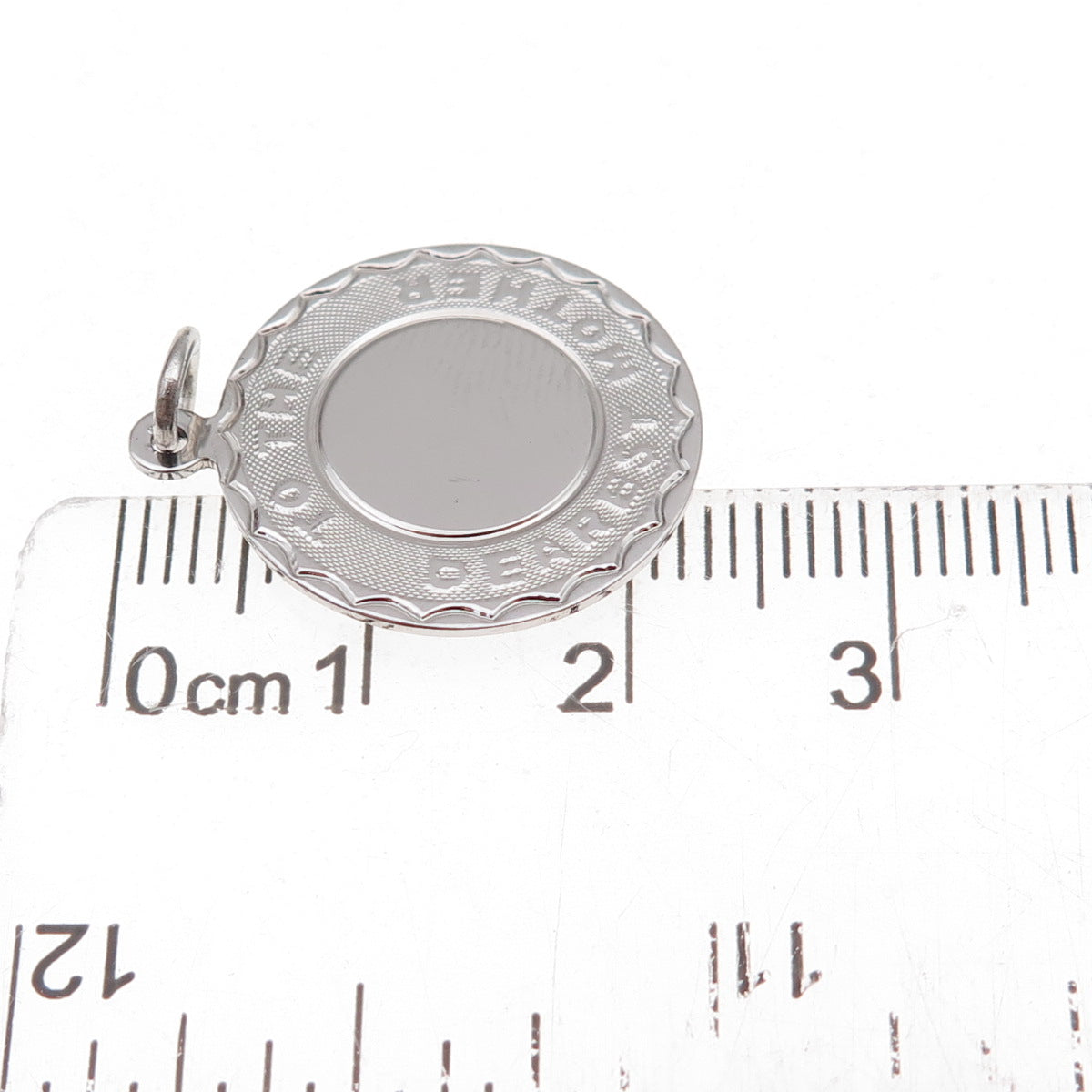 Spencer 925 Sterling Silver Vintage To The Dearest Mother Charm Pendant