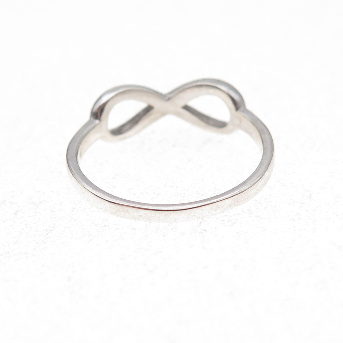 925 Sterling Silver Vintage Infinity Ring Size 7