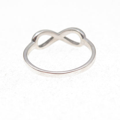 925 Sterling Silver Vintage Infinity Ring Size 7