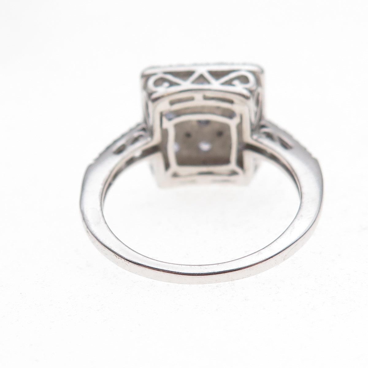 Chuck Clemency 925 Sterling Silver Real Round-Cut Tanzanite Ring Size 7