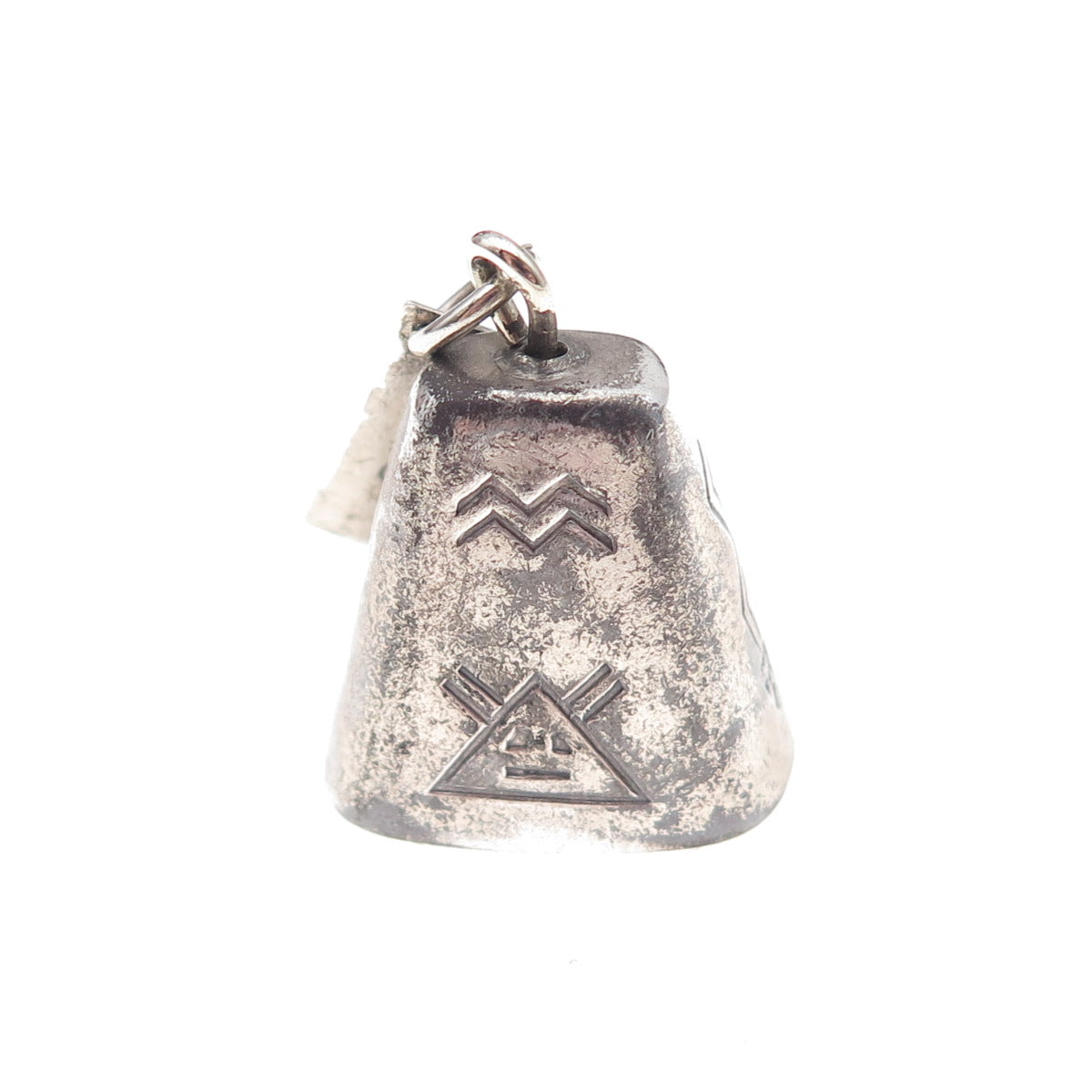 Bell Trading Post Old Pawn Sterling Silver Vintage Grand Canyon 3D Charm Pendant