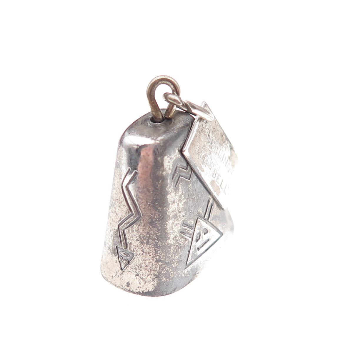 Bell Trading Post Old Pawn Sterling Silver Vintage Grand Canyon 3D Charm Pendant