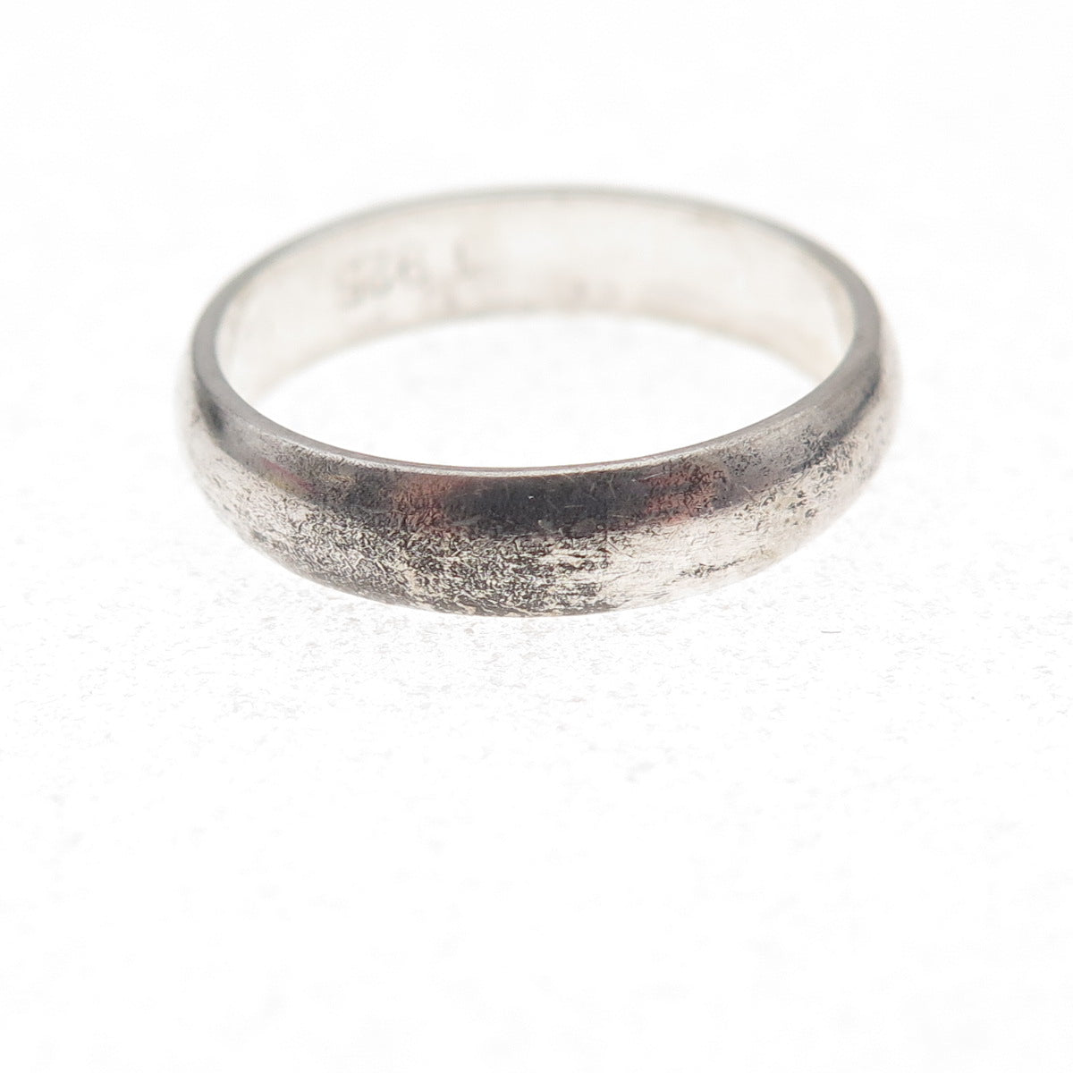 Waldeck 925 Sterling Silver Vintage Classic Wedding Band Ring Size 6